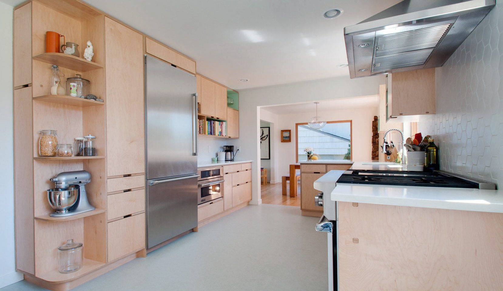 custom kitchen cabinet by kerf design